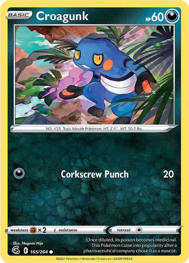 Croagunk (165/264) [Sword & Shield: Fusion Strike]