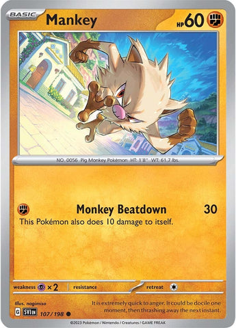 Mankey (107/198) [Scarlet & Violet: Base Set]