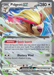 Pidgeot ex (164/197) [Scarlet & Violet: Obsidian Flames]