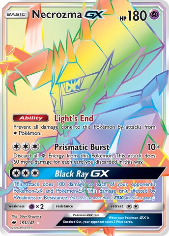 Necrozma GX (153/147) [Sun & Moon: Burning Shadows]