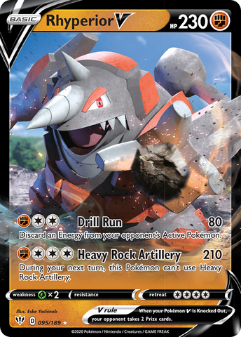 Rhyperior V (095/189) [Sword & Shield: Darkness Ablaze]